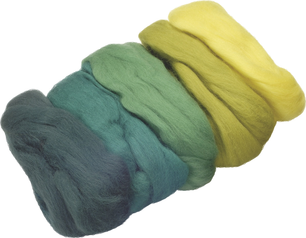 KNORR prandell Filzwolle Merino Garn Petrol – 50 g, 100% Wolle