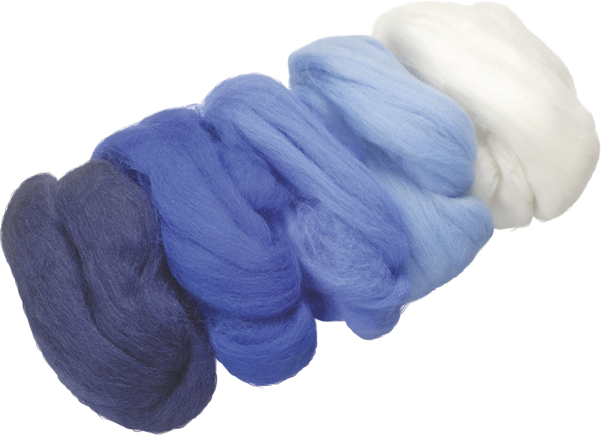 KNORR prandell Heyda Filzwolle Merino Garn Weiss – 50 g, 100% Wolle