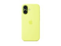 Apple Backcover – für Apple iPhone 17 – Neongelb – Silikon – MagSafe-kompatibel, mit Kartenfach