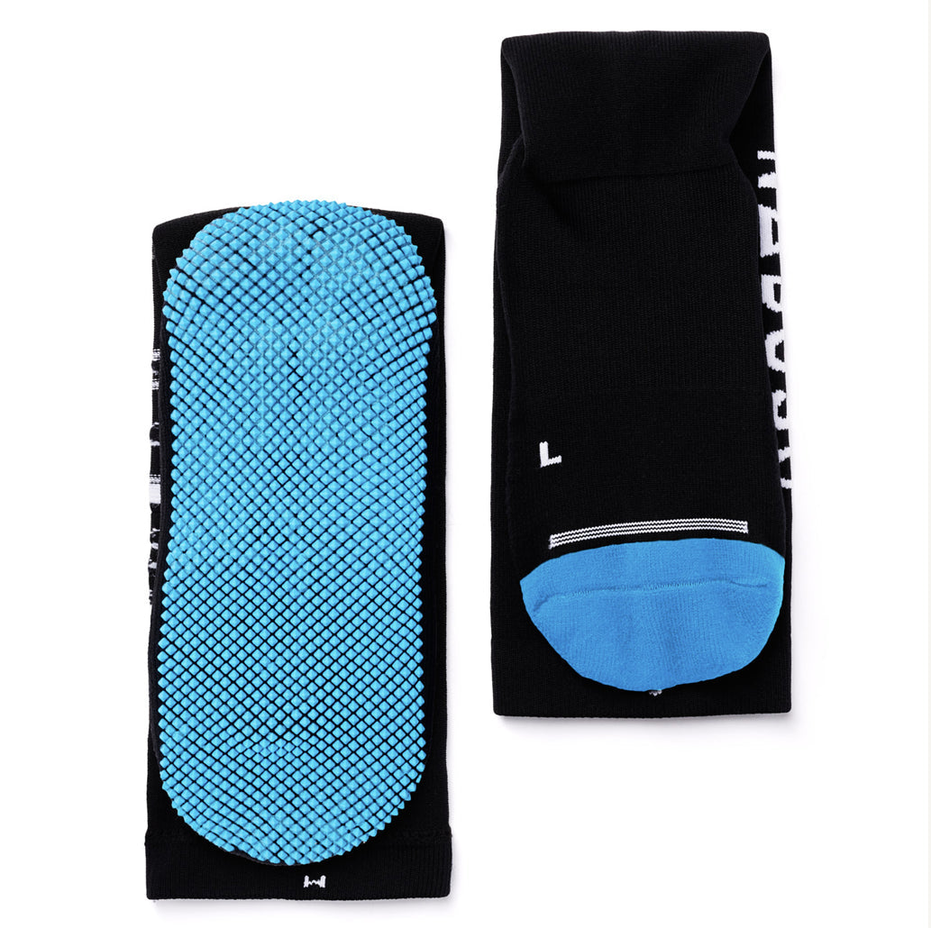 NABOSO Socken Recovery High Knee – Schwarz, Grösse 43–45,5