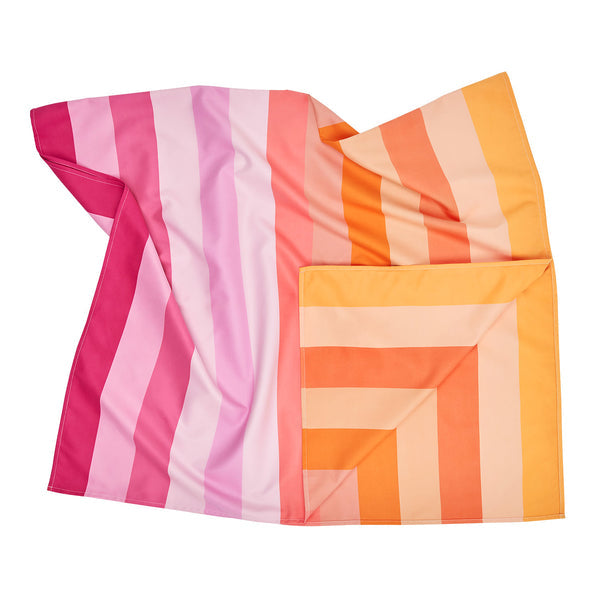 Dock & Bay Summer XL Miami Sorbet Wohndecke – Polyester/Polyamid, Mehrfarbig (Muster) – 90 × 200 cm