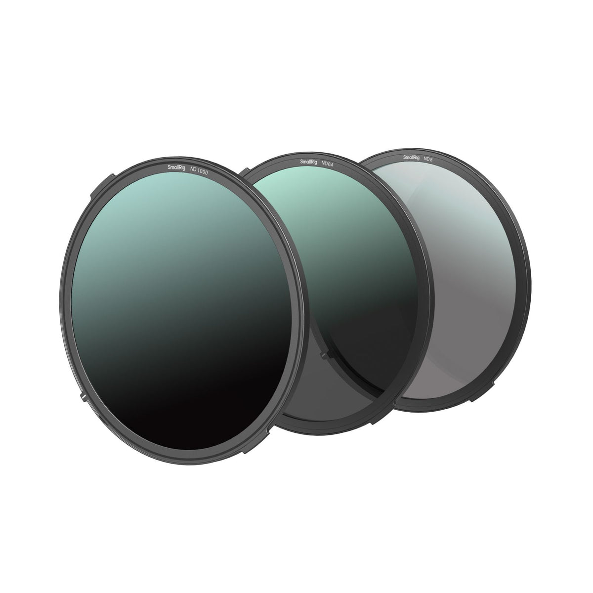 SmallRig 4799 ND-Filter-Set 102,8 mm – ND1000/ND64/ND8 – Aluminium/Glas – Schwarz – 3er-Pack