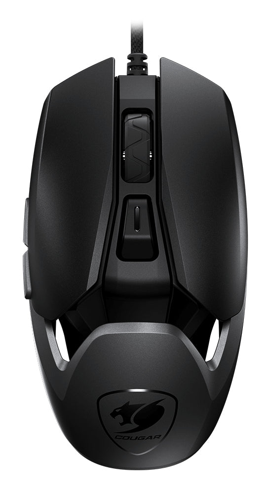 COUGAR Gaming COUGAR AIRBLADER – Gaming-Maus – Kabelgebunden (USB‑A), 16000 DPI, Beidhändig, Schwarz