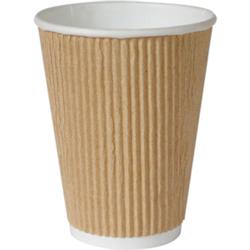 BioPak Trinkbecher, Papier, PLA-beschichtet – 4,7 dl, Braun – FSC – 240 Stk.