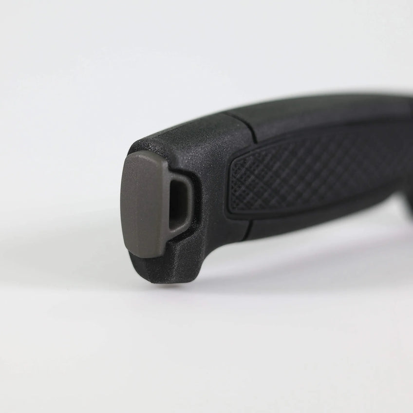 Morakniv Amberg BlackBlade – Outdoormesser 109 mm, Karbonstahl, Feststehende Klinge, mit Scheide
