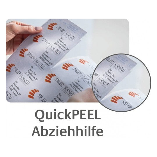 AVERY Zweckform – Etiketten A4 38 × 21,2 mm – weiss – permanent haftend – Laser/Inkjet – 65 pro Blatt