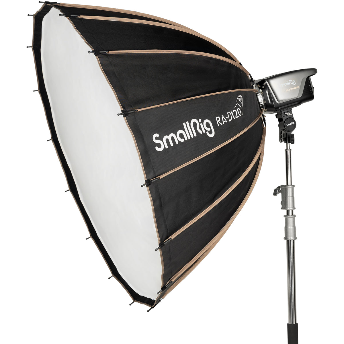 SmallRig RA-D120 Softbox – Ø 120 cm – für 120D/RC, 120B/RC, 220D/RC und andere – Schwarz