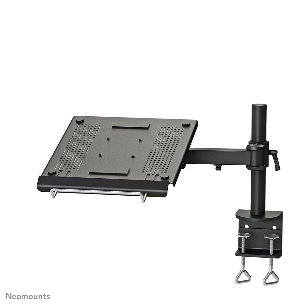 Neomounts Laptop-Arm – bis 22", VESA 100×100, Tragkraft 15 kg – Schwarz