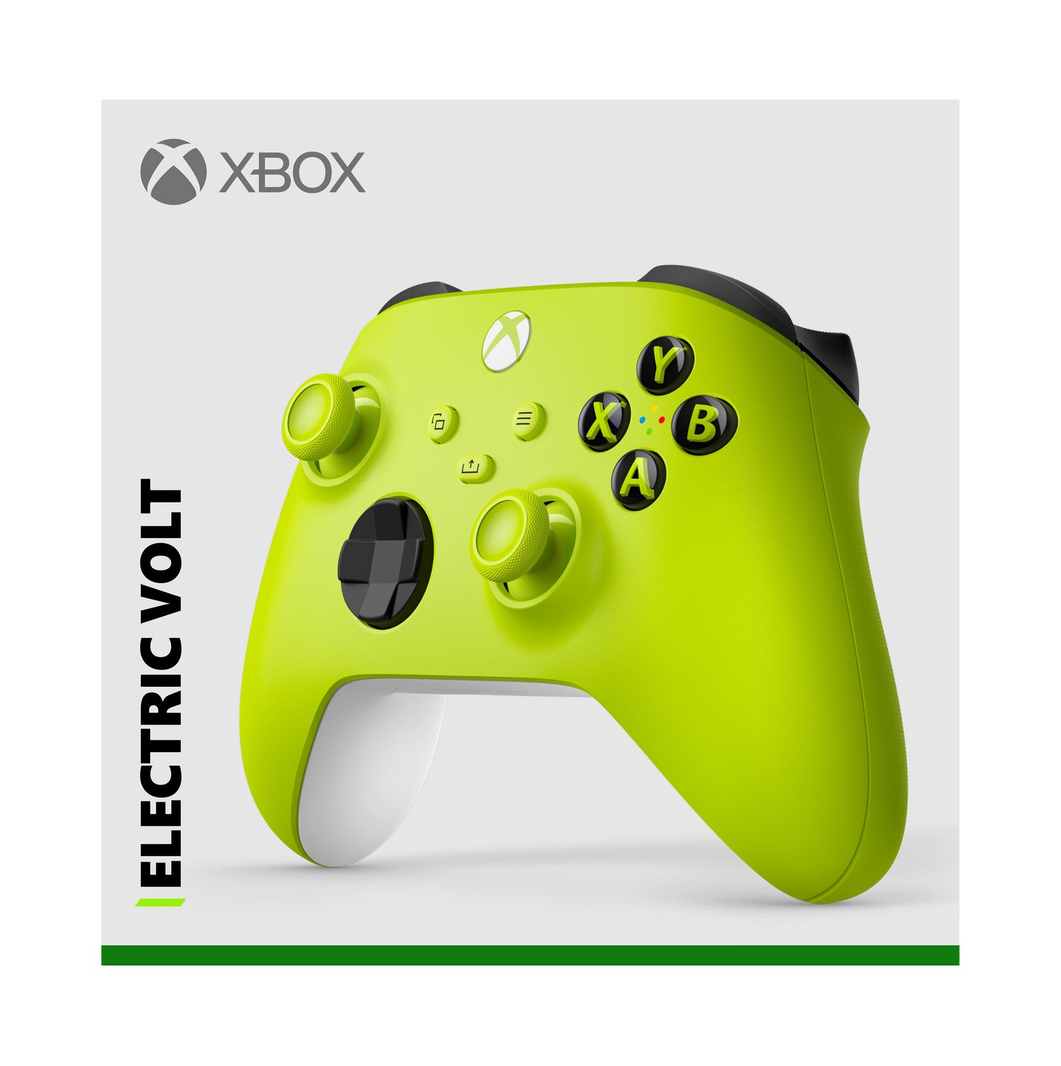 Microsoft Xbox Wireless Controller Electric Volt – Gamepad – Bluetooth, USB-C, für Xbox & PC – Grün
