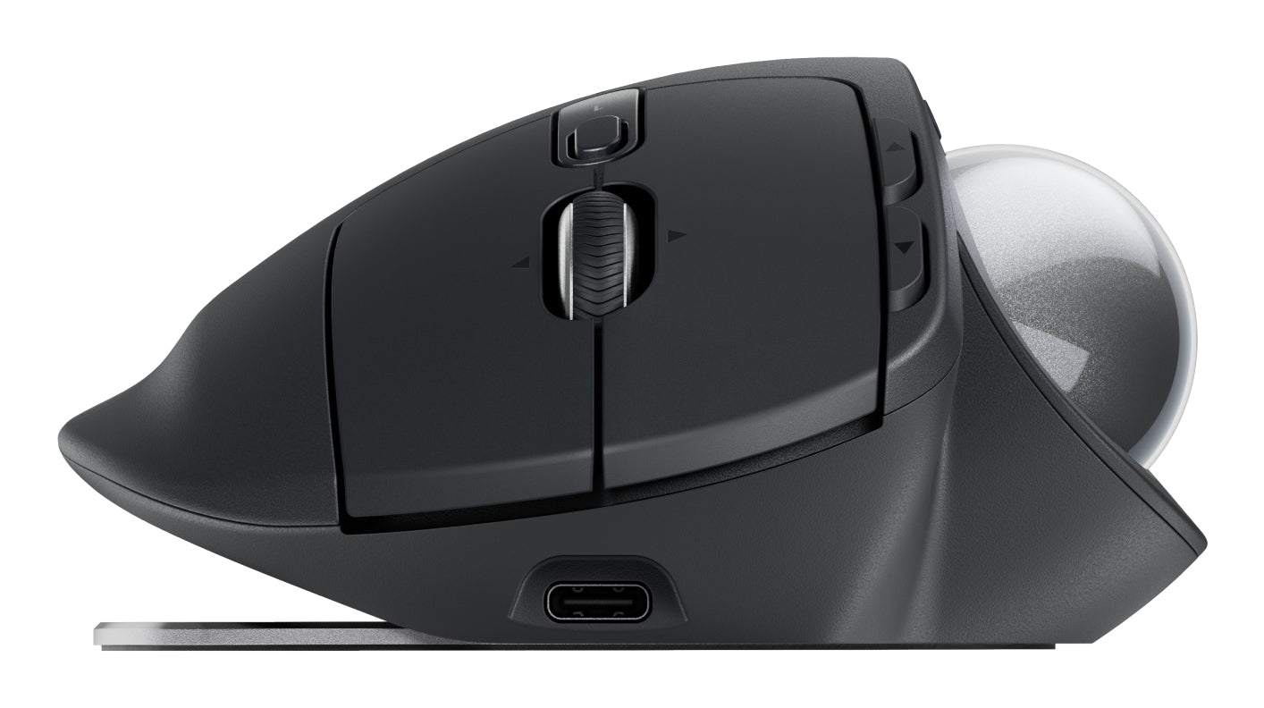 Logitech MX Ergo S – Trackball-Maus – Kabellos (Bluetooth/2,4 GHz), Rechts