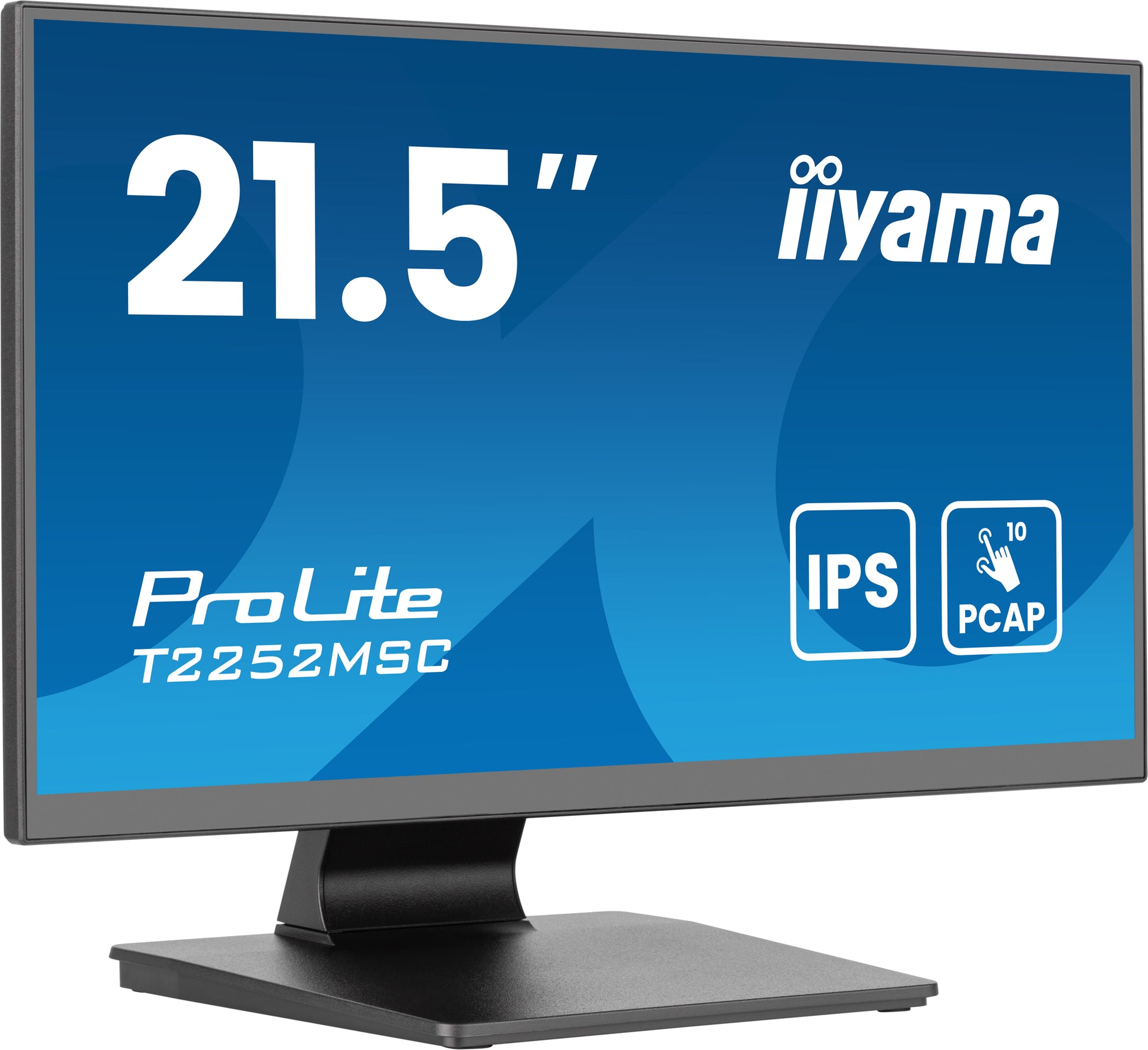 iiyama Bonded PCAP 10P – Monitor, 27", 1920 × 1080 (Full HD), IPS, Touch, 215 cd/m², HDMI, DisplayPort, Weiss