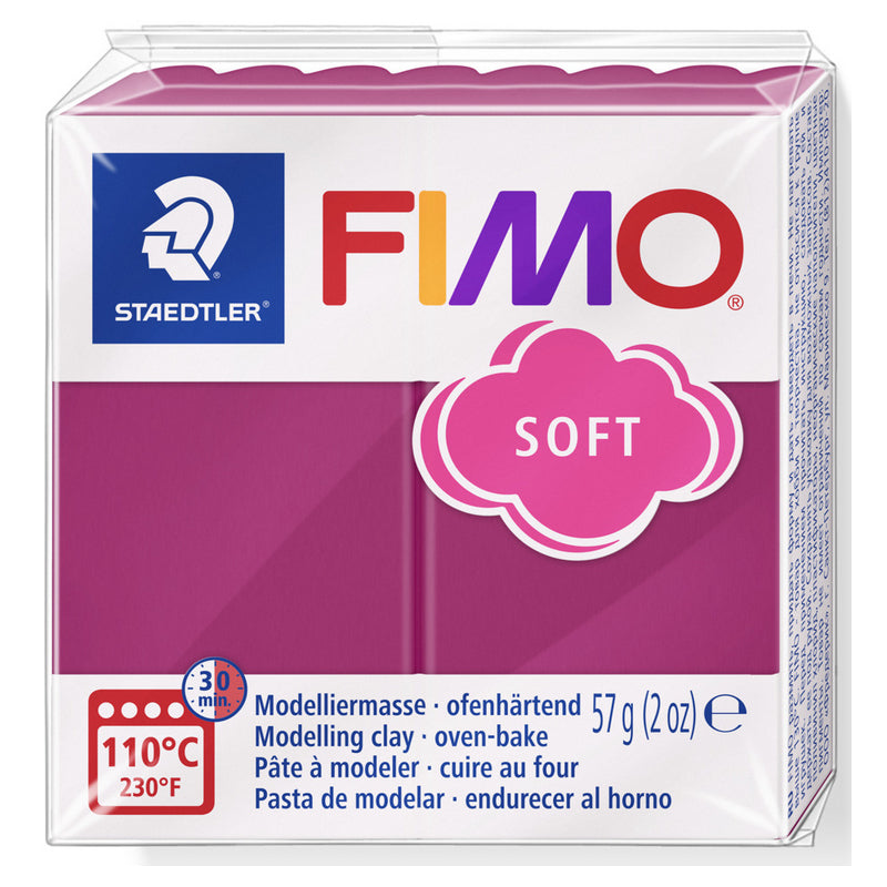 Staedtler Modelliermasse (ofenhärtend), weich, Beere, 57 g, 2 Stk., 110 °C (30 min)