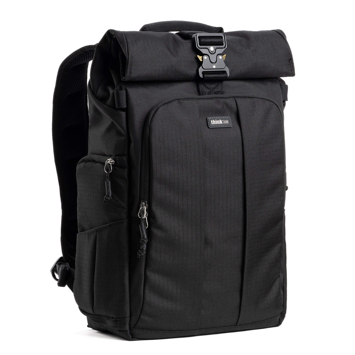 Think Tank 22L RollTop Kamerarucksack – 23 l, für Notebooks bis 35,6 cm (14") – Regenhülle – Schwarz