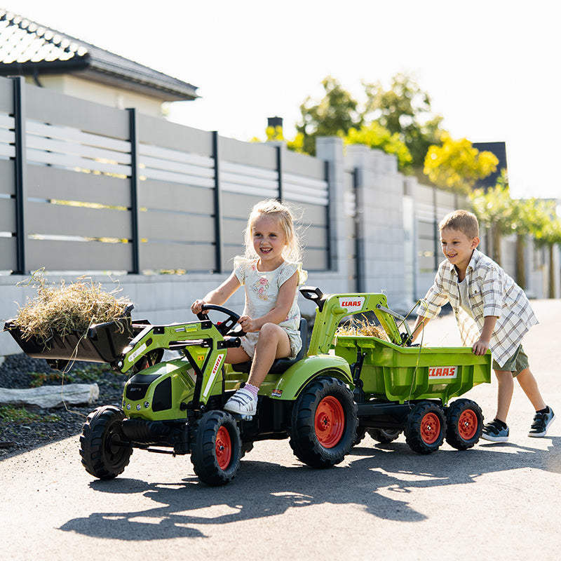 Falk Traktor mit Anhänger – max. 50 kg, 222,0 × 75,0 × 58,0 cm – ab 3 Jahren