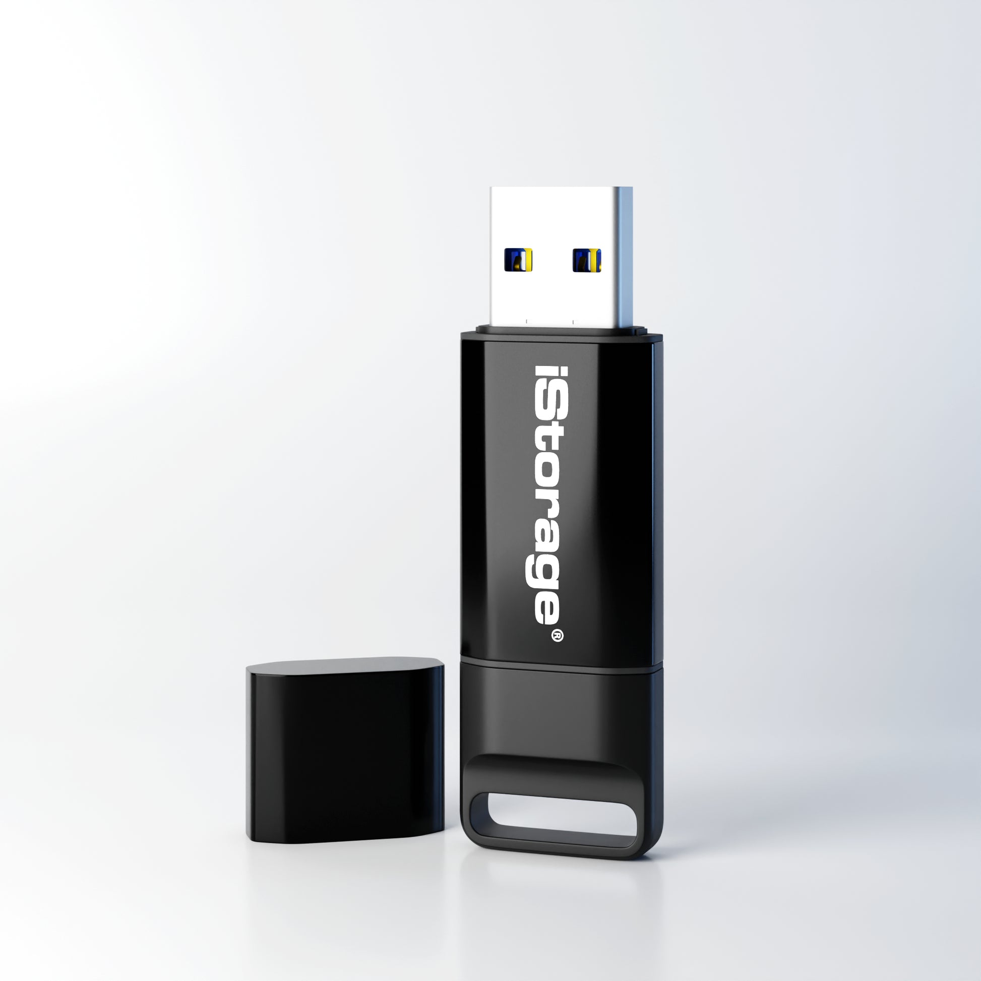 iStorage datAshur BT – 16 GB, USB 3.2 Gen 1 (USB‑A), FIPS 140‑2 Level 3, Fingerabdruck, IP57