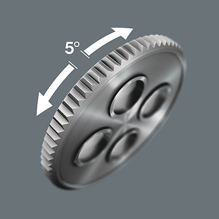 Wera 8000 B Zyklop Stecknuss-/Knarrensatz – Antrieb 3/8", 23-teilig