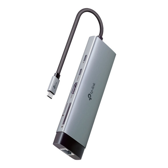 TP-Link UH9120C Multiport-Adapter – USB-C, 1× HDMI, 1× USB-A, 3× USB-C, SD/microSD, für Windows/Mac/ChromeOS