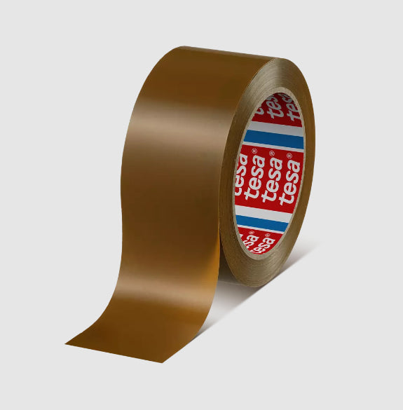 tesa Vinylband – 25 mm × 66 m, braun, stark