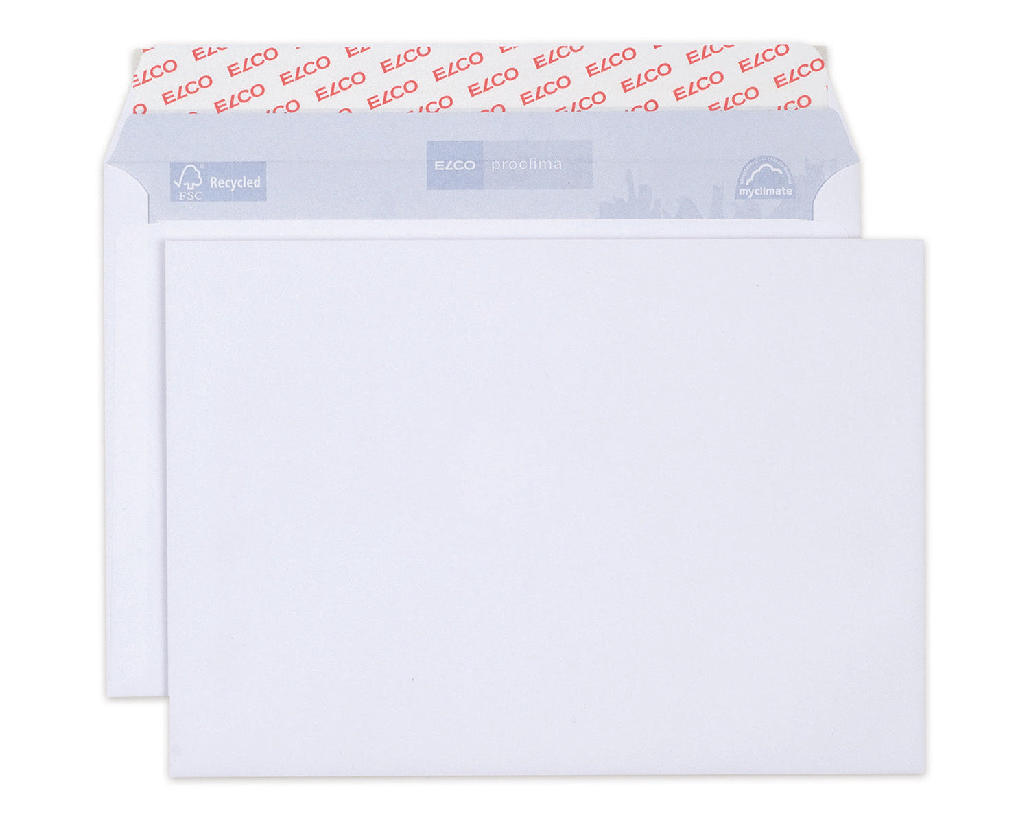 Elco Couvert C5, ohne Fenster, selbstklebend, weiss, 100 g/m² – 25 Stk.