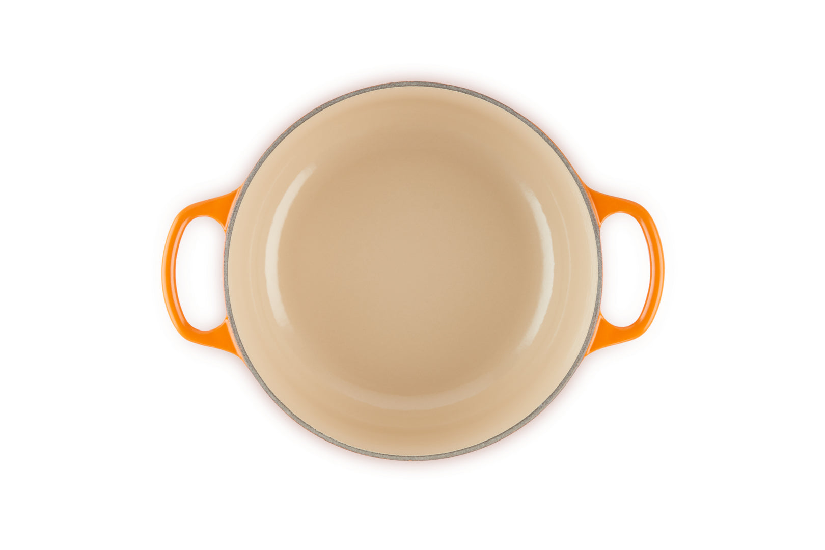 Le Creuset Kochtopf Signature – 3,3 l, Ø 22 cm, Gusseisen, Emaille, für Induktion, Gas, Glaskeramik, Orange