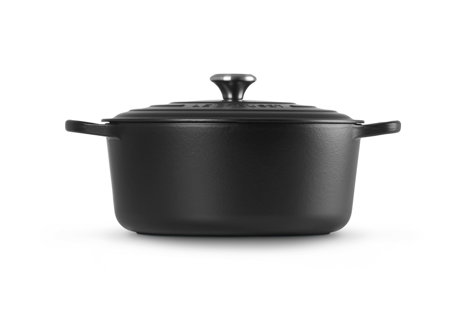 Le Creuset Kochtopf Signature – 8,1 l, Ø 30 cm, Gusseisen, Emaille, für Induktion, Gas, Glaskeramik, Schwarz