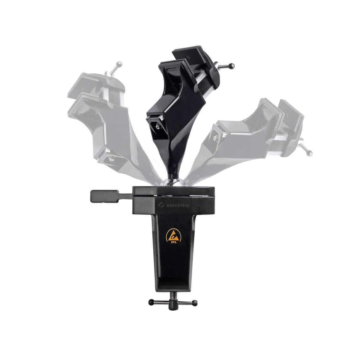 Bernstein Schraubstock Tisch – Backenbreite 50 mm, Spannweite 70 mm – Aluminium