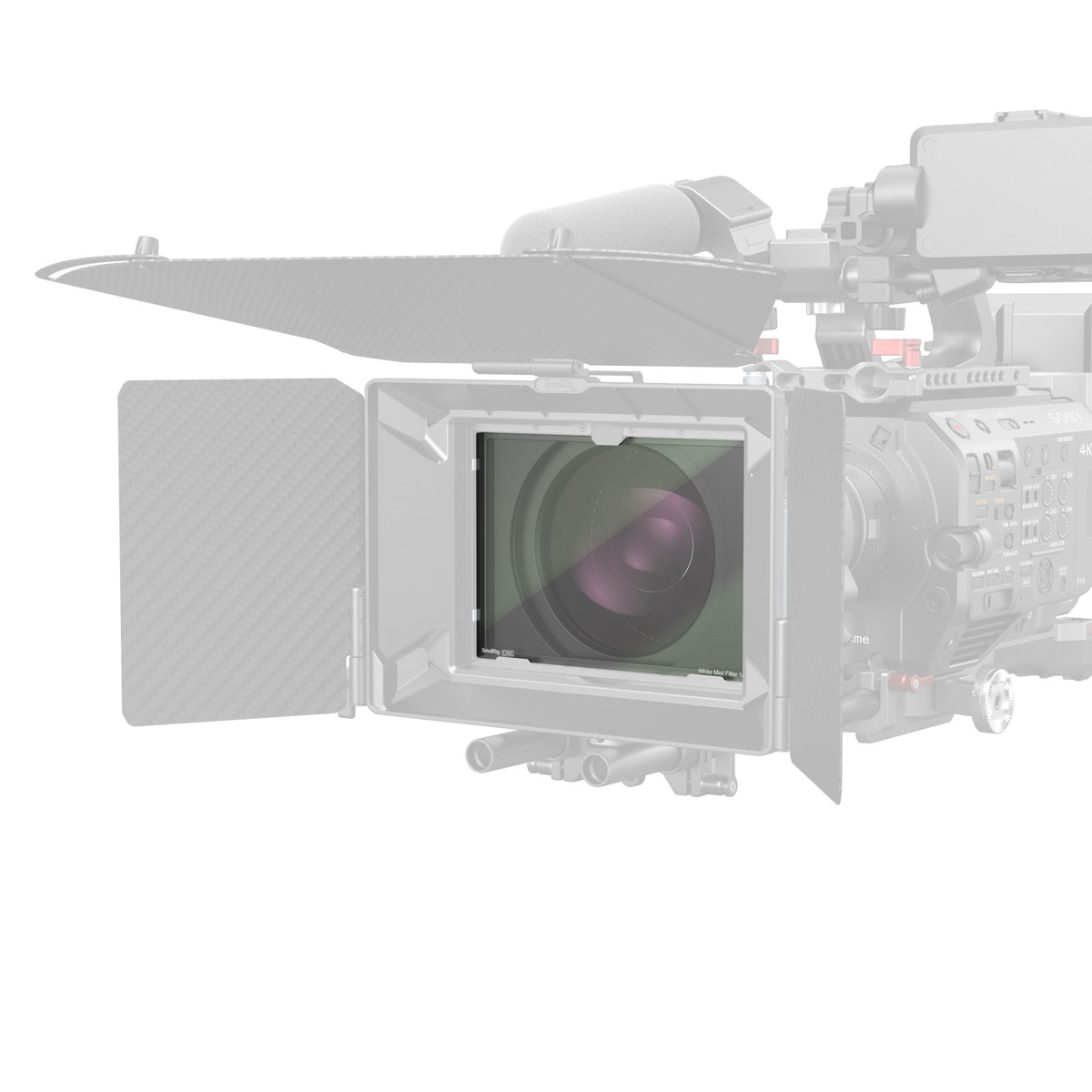 SmallRig CINE 4 × 5,65" 1/4 Diffusionsfilter – 0,25 Blendenstufen – Glas, Weiss – 143,5 × 101,5 × 4 mm