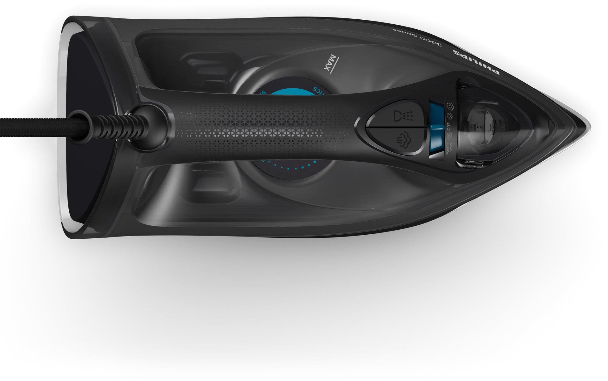 Philips Dampfbügeleisen 3000 Serie DST3041/80 – Keramik-Bügelsohle, Schwarz, 121 × 290 × 143 mm