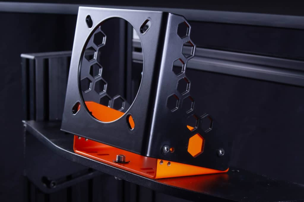 SIMUCUBE SCMOUNT – Montageset – für Simucube 2 & Simucube 3, Stahl, Schwarz, Orange