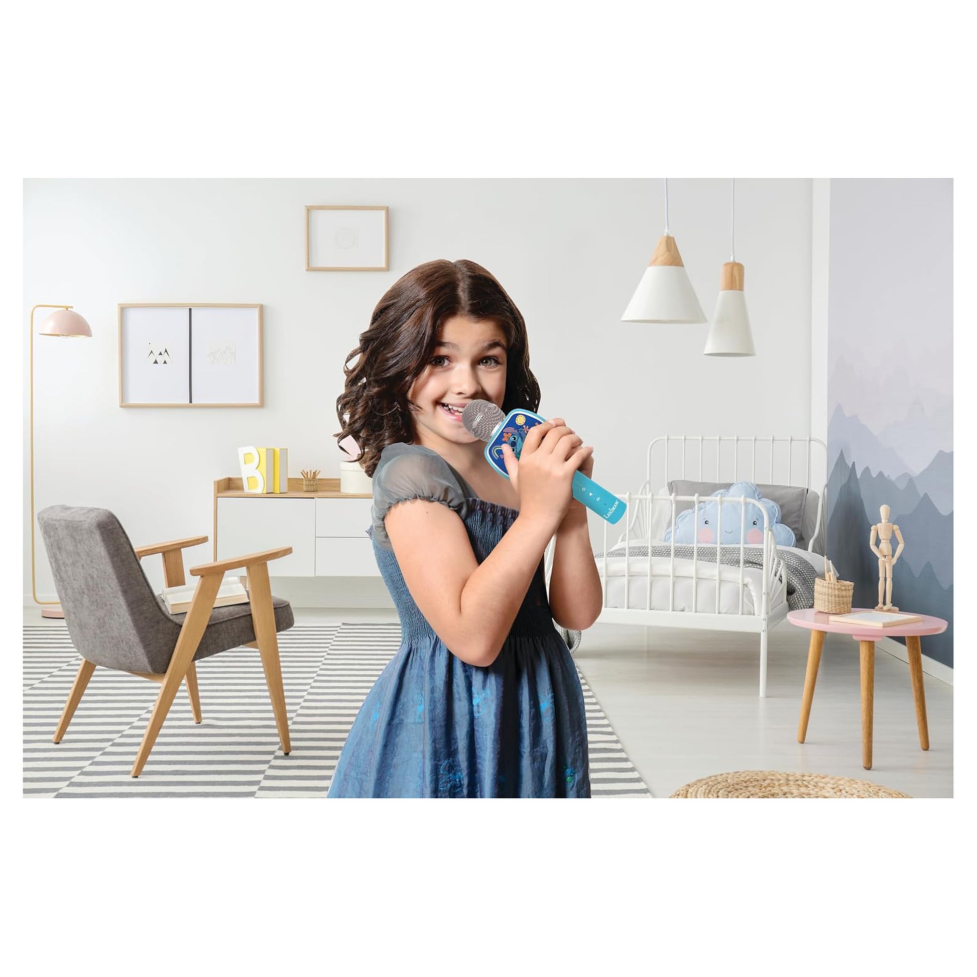 Lexibook Stitch MIC240D Tischmikrofon – Bluetooth, Kabellos, Blau