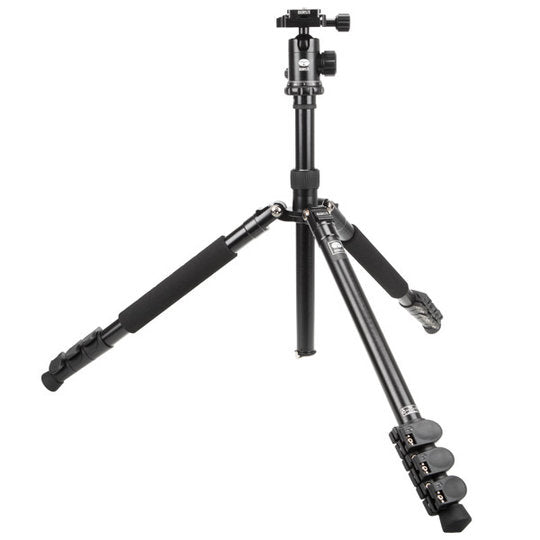 Sirui ET-1004+E-10 Stativ – bis 139 cm, Traglast 8 kg – Kugelkopf, 3-Bein, 4 Segmente – 3/8" Stativgewinde