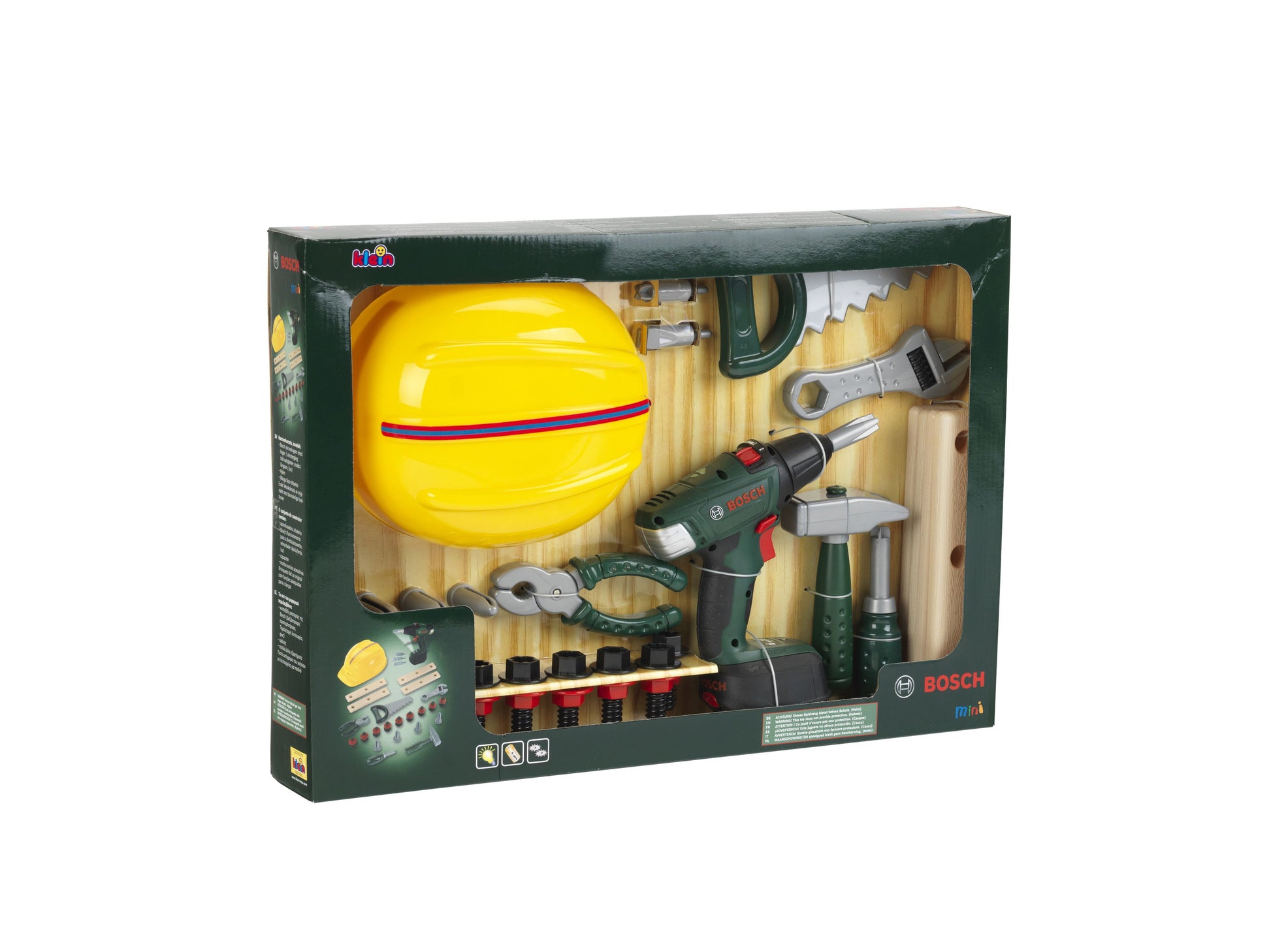 Theo Klein Werkzeugkoffer (Spielzeug) – Handwerker – mit Geräuschefunktion – 10 × 36 × 51 cm – ab 3 J.