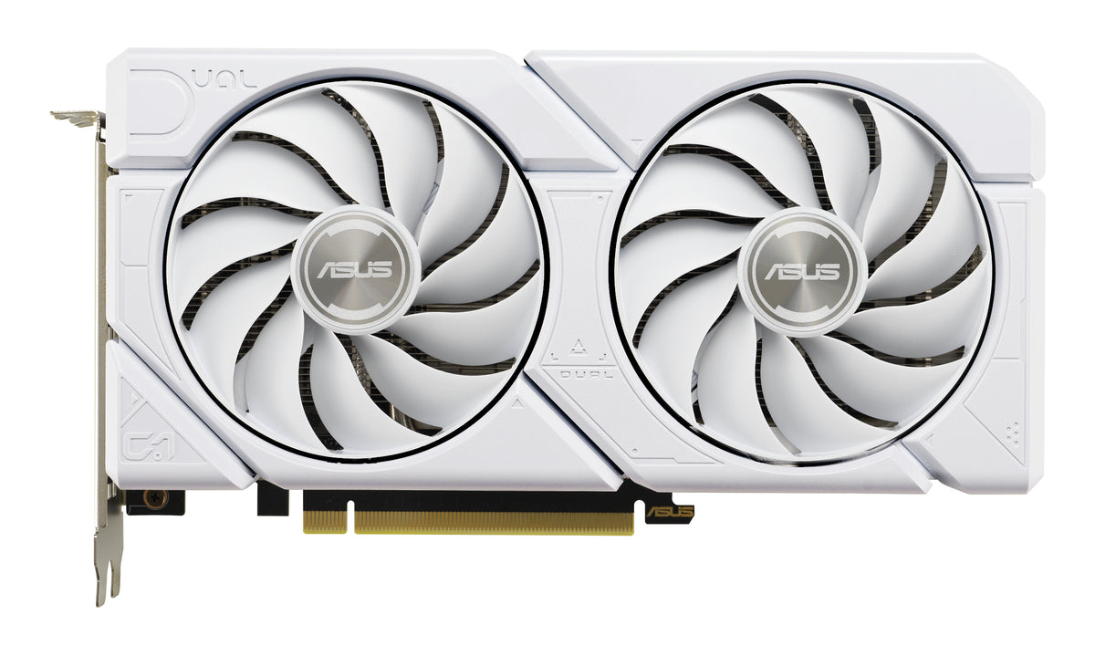 ASUS DUAL RTX 4060 OC EVO WEISS – Grafikkarte – RTX 4060, 8 GB GDDR6, 128-Bit, PCIe 4.0, 2× Lüfter