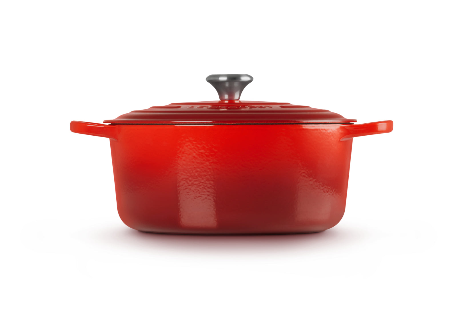 Le Creuset Kochtopf Signature – 6,7 l, Ø 28 cm, Gusseisen, Emaille, für Induktion, Gas, Glaskeramik, Rot