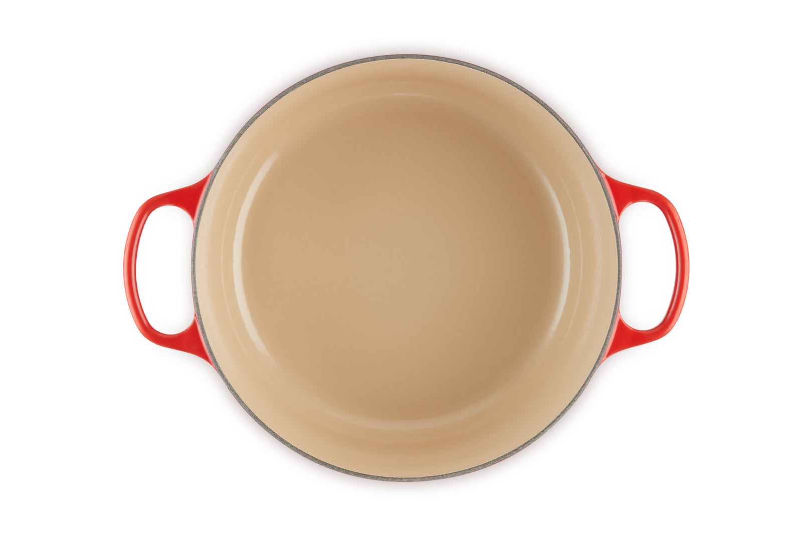 Le Creuset Kochtopf Signature – 6,7 l, Ø 28 cm, Gusseisen, Emaille, für Induktion, Gas, Glaskeramik, Rot
