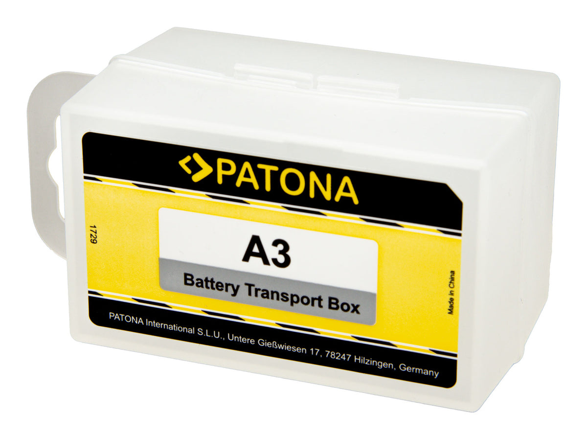 PATONA Akku-Aufbewahrungsbox – für Panasonic DMW-BLJ13, NP-F550, NP-F770
