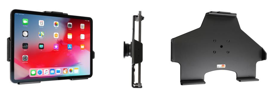 Brodit Fahrzeug-Dock für Apple iPad Pro 11" (1.–3. Gen.) und iPad Air 10,9" (4. Gen.) – schwenkbar – Schwarz