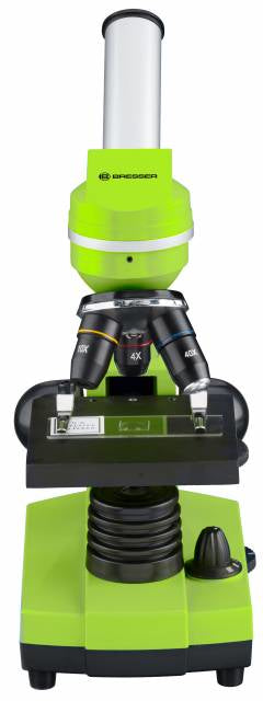 Bresser Optics Bresser Junior – Mikroskop-Bausatz – Schülermikroskop, 40–1600×, LED-Beleuchtung, ab 8 Jahren