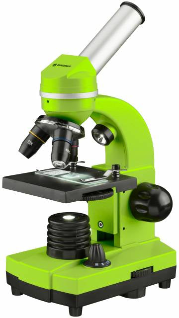 Bresser Optics Bresser Junior – Mikroskop-Bausatz – Schülermikroskop, 40–1600×, LED-Beleuchtung, ab 8 Jahren