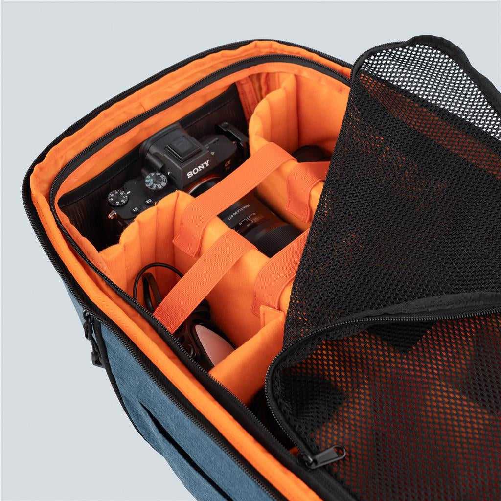 Dörr Kamerarucksack Prag Go – 200 × 310 × 480 mm – Polyester, blau