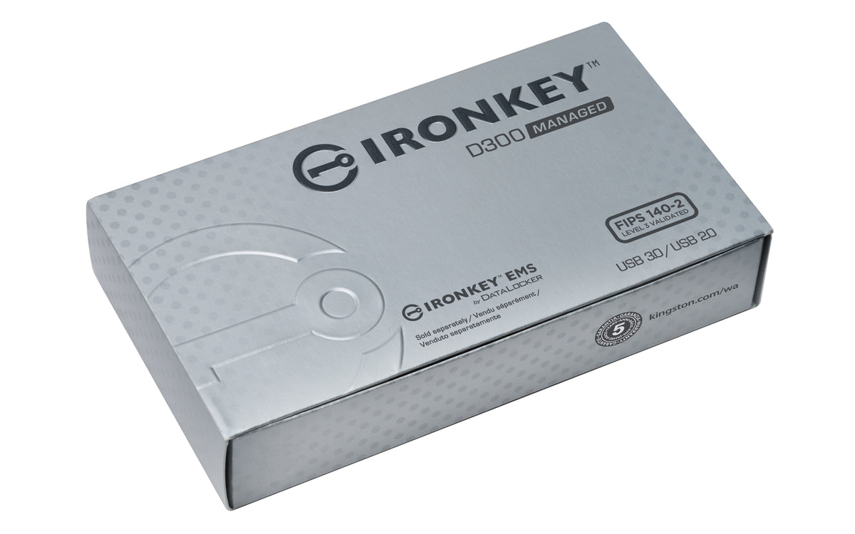 Kingston Technology Kingston IronKey D300M – 16 GB, USB‑A (USB 3.2 Gen1), FIPS 140-2, IPX8