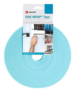Velcro Schnur – 25 m, PP, türkis