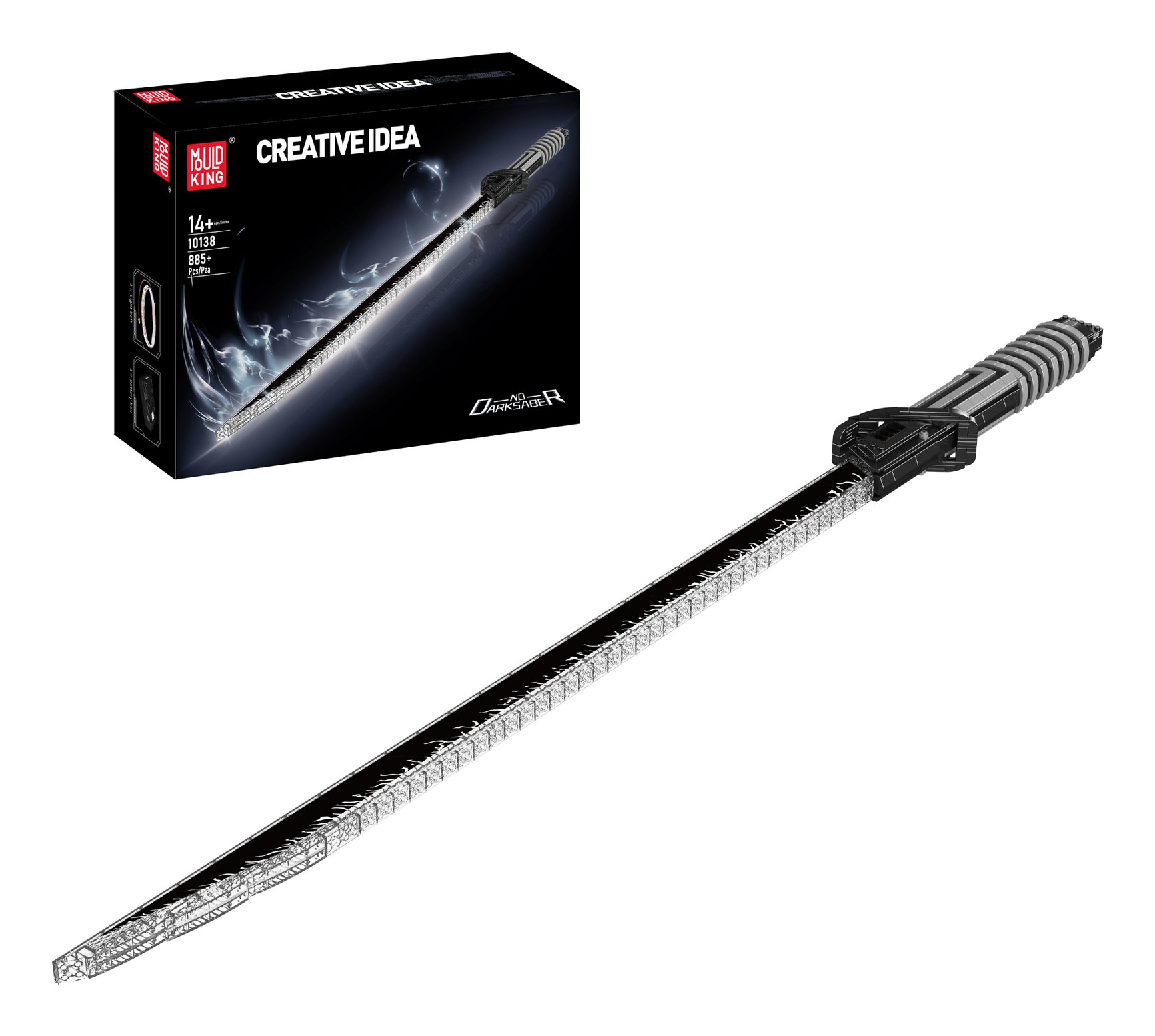 Mould King 3D Puzzle Dark Saber – lebensgrosse Replik – 885 Teile – Acryl/Kunststoff – ab 14 Jahren