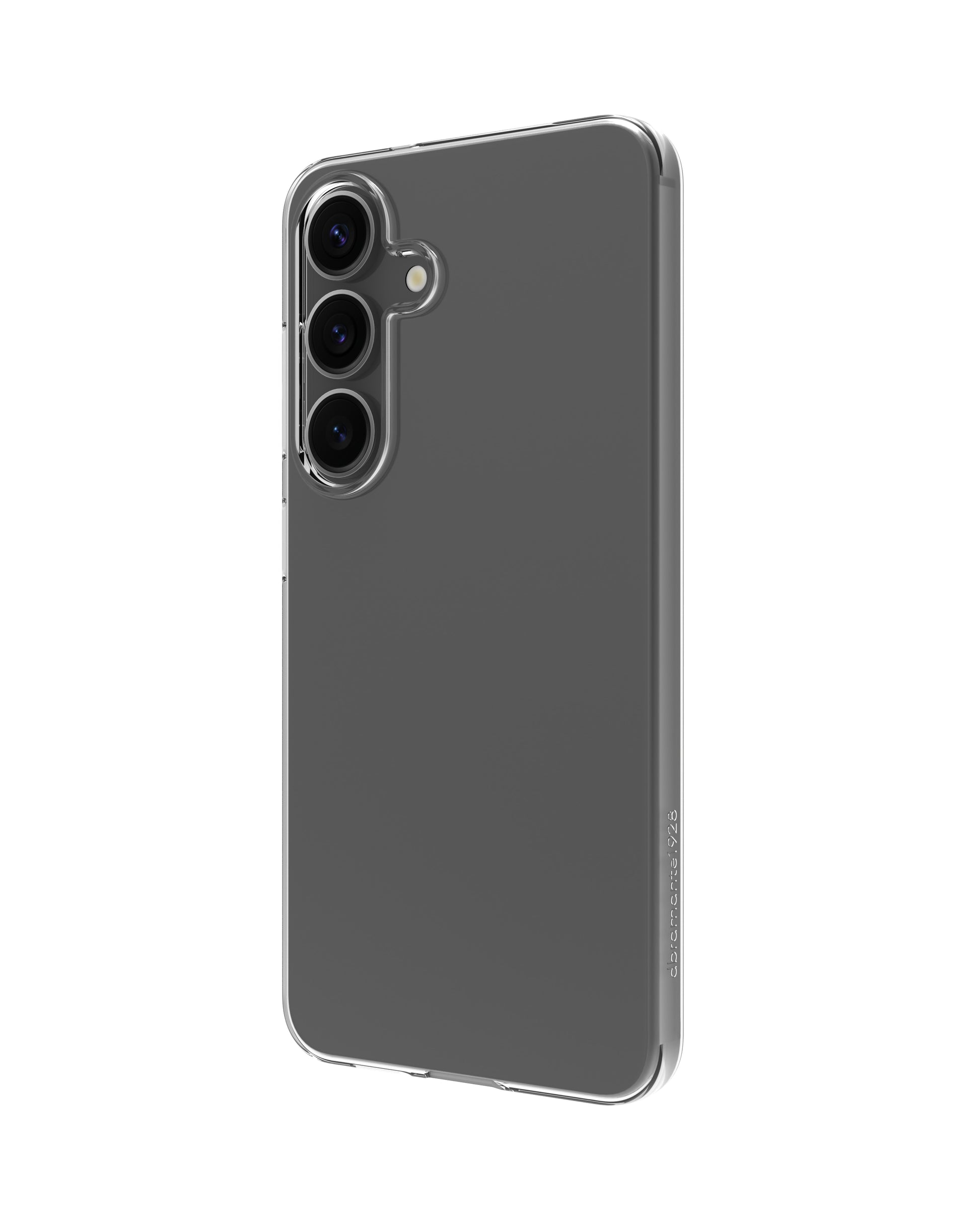dbramante1928 Backcover – für Samsung Galaxy S25, Recycling-Kunststoff, transparent, bis 1,2 m sturzsicher