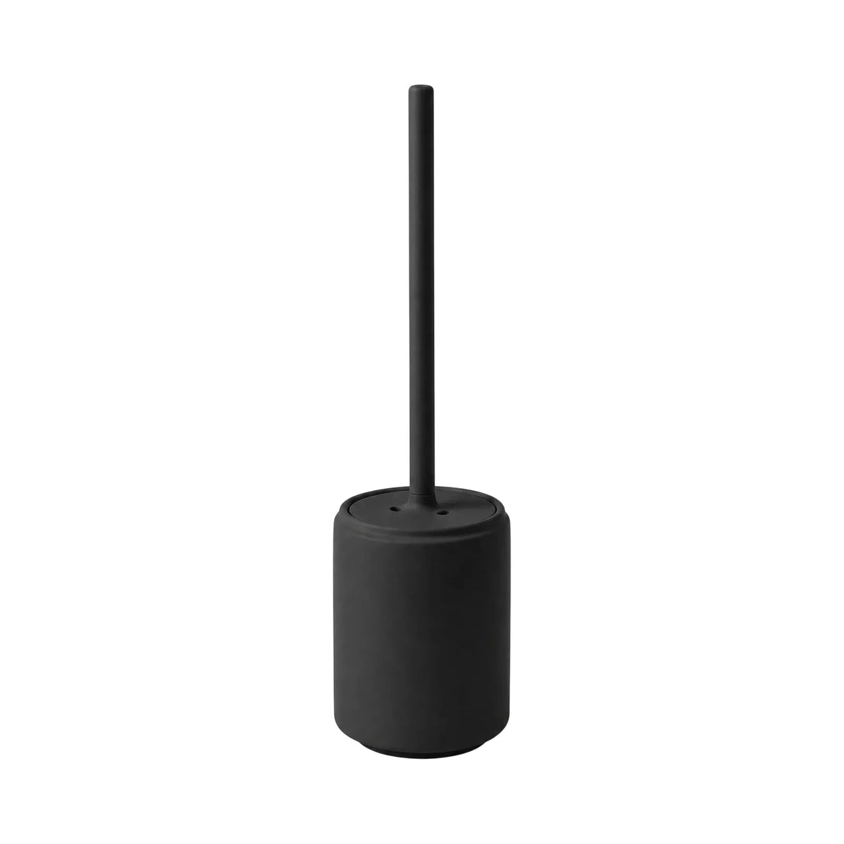Blomus SAYA – WC-Bürstenset – Keramik, Schwarz, bodenstehend, H 41 cm, Ø 10 cm