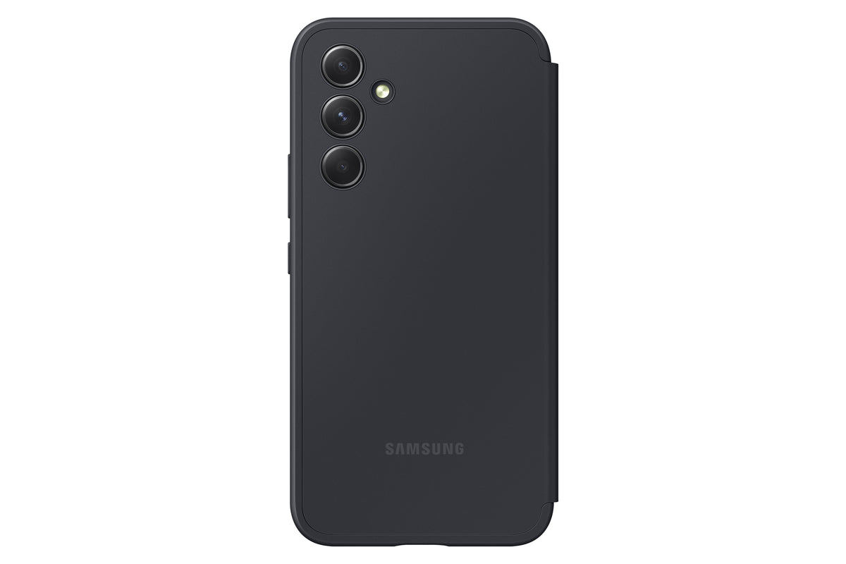 Samsung Smart View Wallethülle – für Samsung Galaxy A54, mit Kartenfach, Schwarz