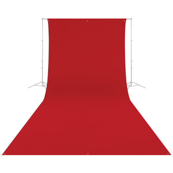 Westcott 165S Hintergrundstoff – 2743 × 6096 mm, Polyester, knitterresistent – Rot
