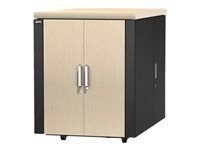 APC NetShelter CX – 19" Netzwerkschrank 18U, mit Rollen, 750 × 1130 × 1015 mm, Grau, Eiche