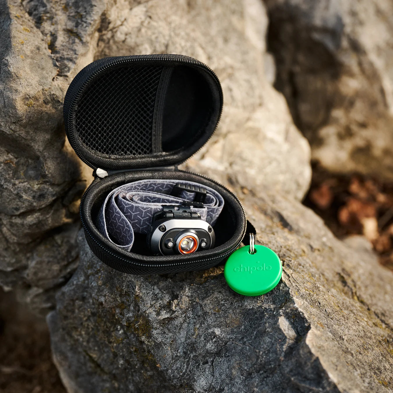 Chipolo POP – Bluetooth-Tracker – für Apple Wo ist?, Android, iOS – IP55, 90 m Reichweite – Blau