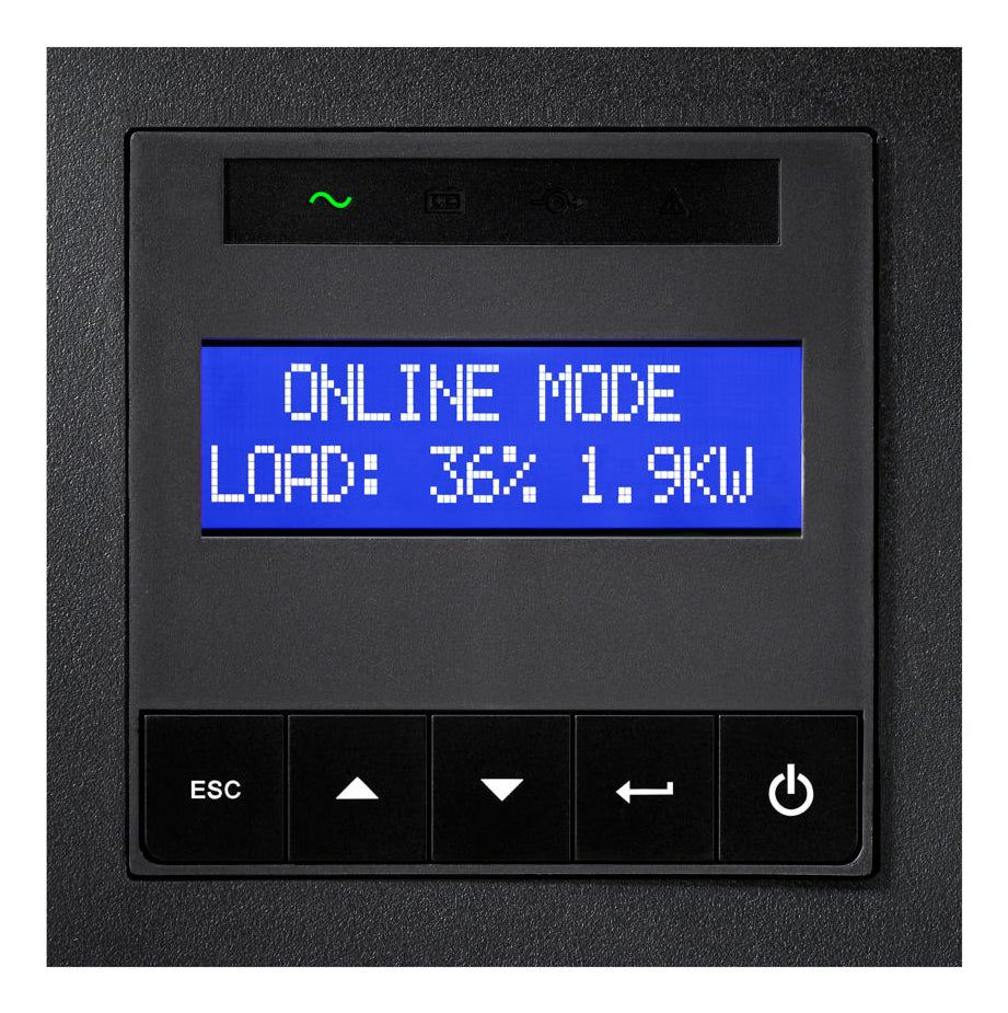 Eaton 9E 6000i – USV Online (Doppelwandler), 6 kVA/5400 W, Rack 3U, Einphasig, 8× IEC C13 + 2× IEC C19